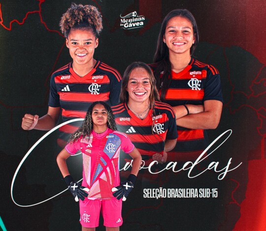 Atletas do Mengão são convocadas para a Seleção Brasileira Sub-15