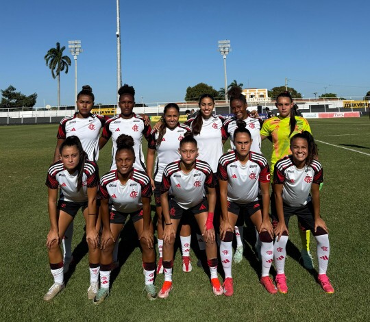 Mengão goleia o Mixto por 4 a 1 e conquista a quinta vitória seguida no Brasileirão Feminino Sub-20