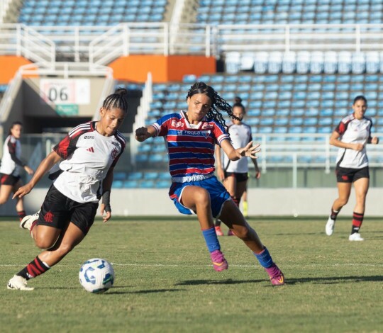 Flamengo e Fortaleza empatam em 0 a 0 no jogo de ida das quartas do Brasileirão Feminino Sub-20