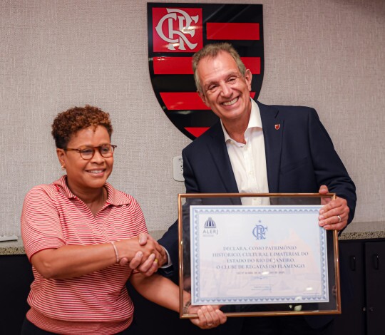 Flamengo recebe certificado oficial de Patrimônio Histórico, Cultural e Imaterial do Estado do RJ