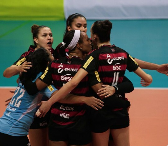 Sesc RJ Flamengo vence o Tijuca Tênis Clube na estreia no Campeonato Carioca