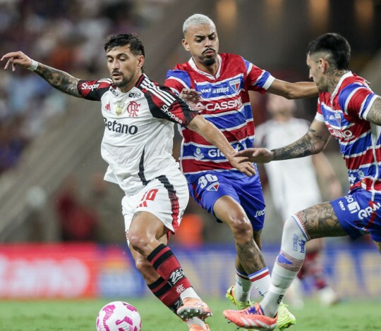 Fora de casa, Flamengo perde para o Fortaleza pelo Brasileirão