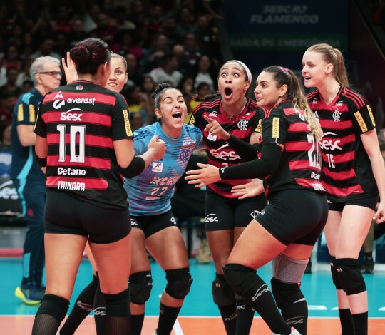 Sesc RJ Flamengo vence o Dentil Praia Clube em noite de festa no Maracanãzinho