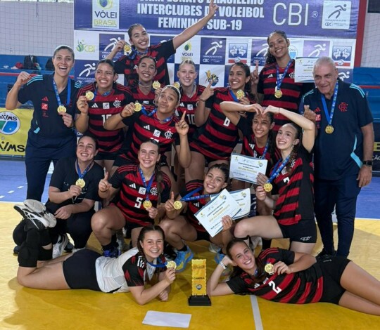Flamengo conquista o título do CBI Sub-19 Classificatória B de Vôlei Feminino