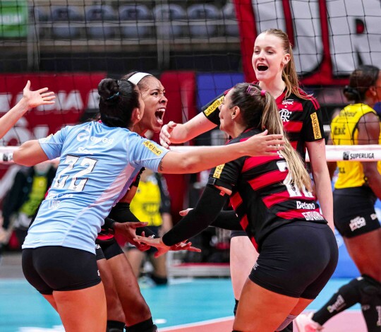 Sesc RJ Flamengo enfrenta o Tijuca Tênis Clube em busca da terceira vitória na Superliga