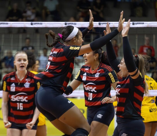 Sesc RJ Flamengo enfrenta o Sancor Maringá na primeira missão fora do Rio pela Superliga