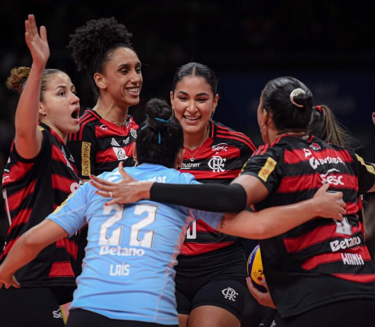 Sesc RJ Flamengo vence Gerdau Minas de virada e é o único invicto na Superliga