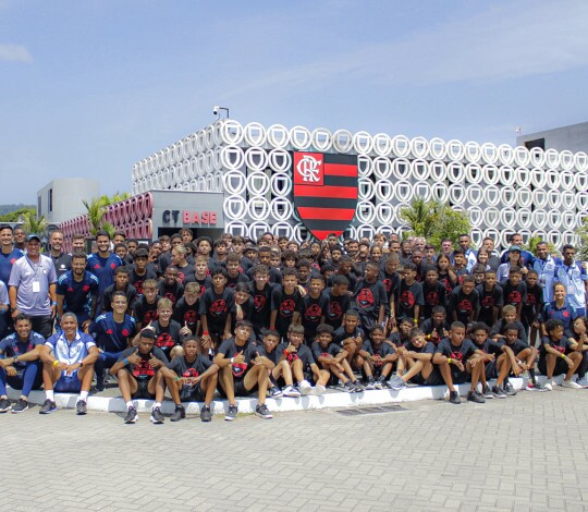 Primeiro dia do Festival de Parceiros do Flamengo movimenta 96 atletas no CT George Helal