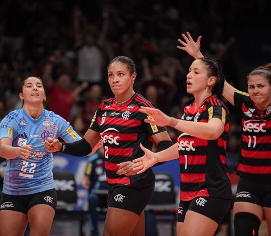 Sesc RJ Flamengo tem parceria de ponteiras como trunfo para se manter na liderança da Superliga