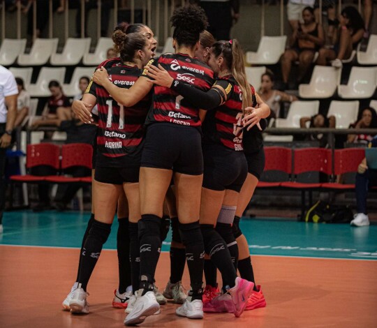 Sesc RJ Flamengo supera o Renasce Sorocaba e se mantém na liderança da Superliga