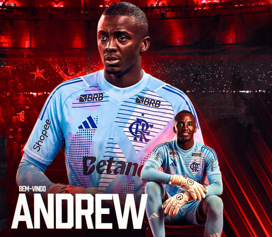 Andrew é o novo goleiro do Mengão!