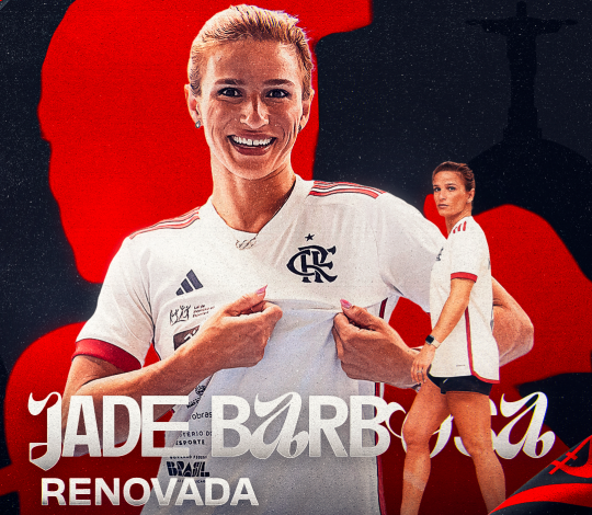 Flamengo renova o contrato de Jade Barbosa