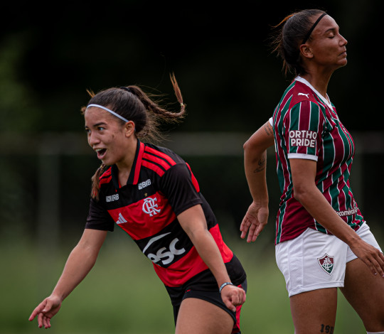 Flamengo vence o Fluminense por 3 a 0 e assume a liderança da Copa Rio Feminina Sub-20