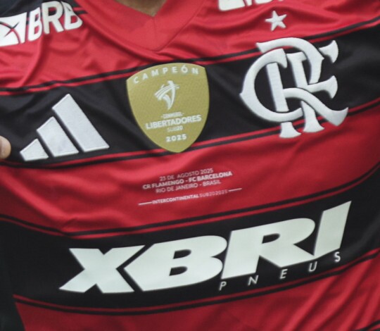 Flamengo renova parceria com a XBRI Pneus para Libertadores sub-20 2026