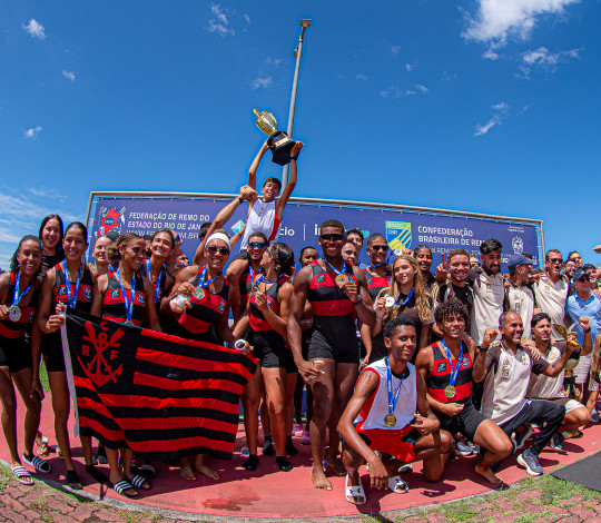 Dominante, Flamengo vence a primeira regata do estadual de remo
