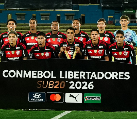 Flamengo enfrenta o Olímpia-PAR pelas semifinais da Libertadores Sub-20