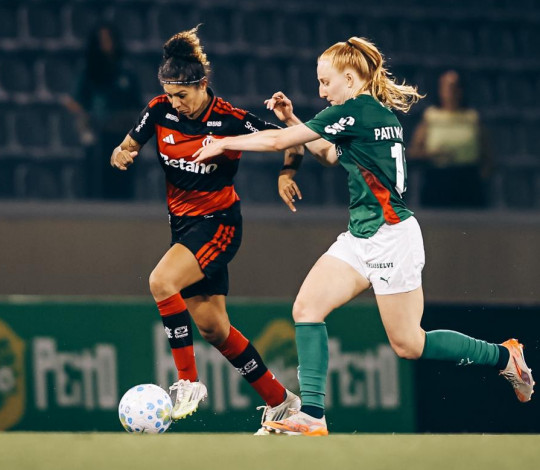 Flamengo empata com o Palmeiras fora de casa pela sexta rodada do Brasileirão Feminino