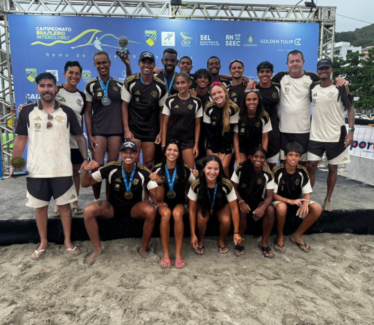 Flamengo é tetracampeão nacional no Remo de Praia