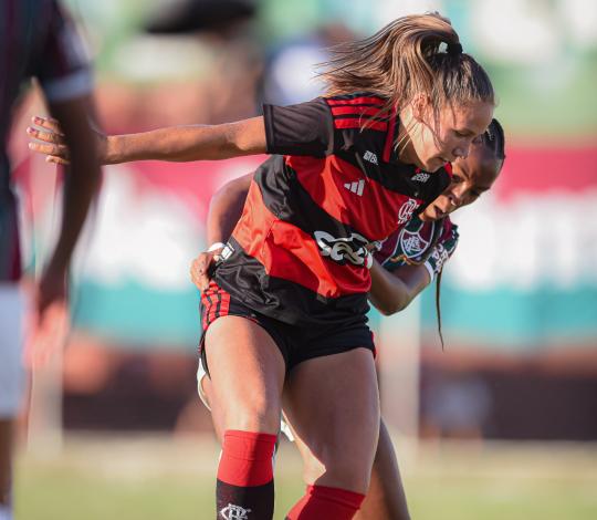 Flamengo empata com o Fluminense no jogo de ida das quartas do Brasileirão Feminino Sub-20