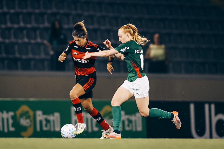 FIM DE JOGO! Flamengo empata com o Palmeiras no Brasileirão Feminino
