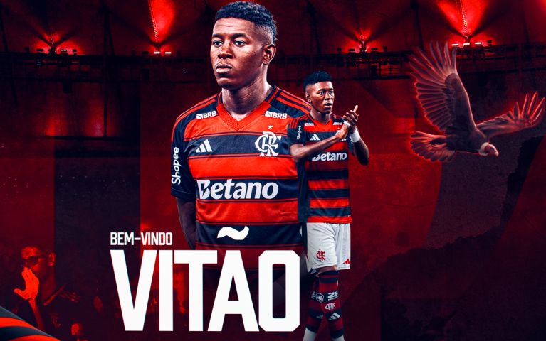 Flamengo anuncia oficialmente a contratação do zagueiro Vitão