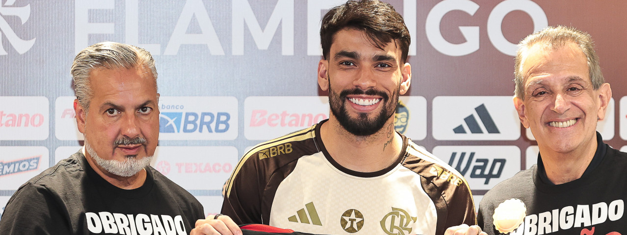 Lucas Paquetá é apresentado no Ninho do Urubu e afirma: “Aqui serei feliz”