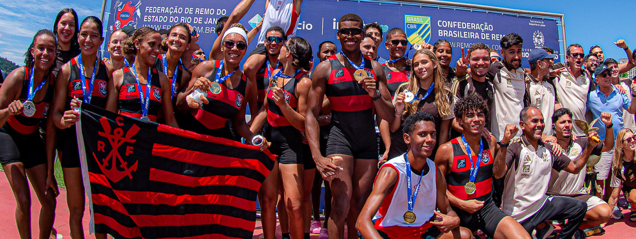 Dominante, Flamengo vence a primeira regata do estadual de remo