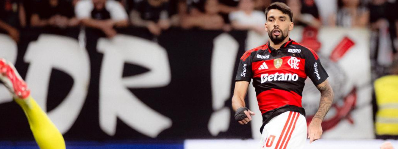 Flamengo empata com o Corinthians fora de casa após atuar todo o segundo tempo com um a menos