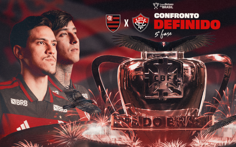 Flamengo enfrenta o Vitória na quinta fase da Copa do Brasil 2026