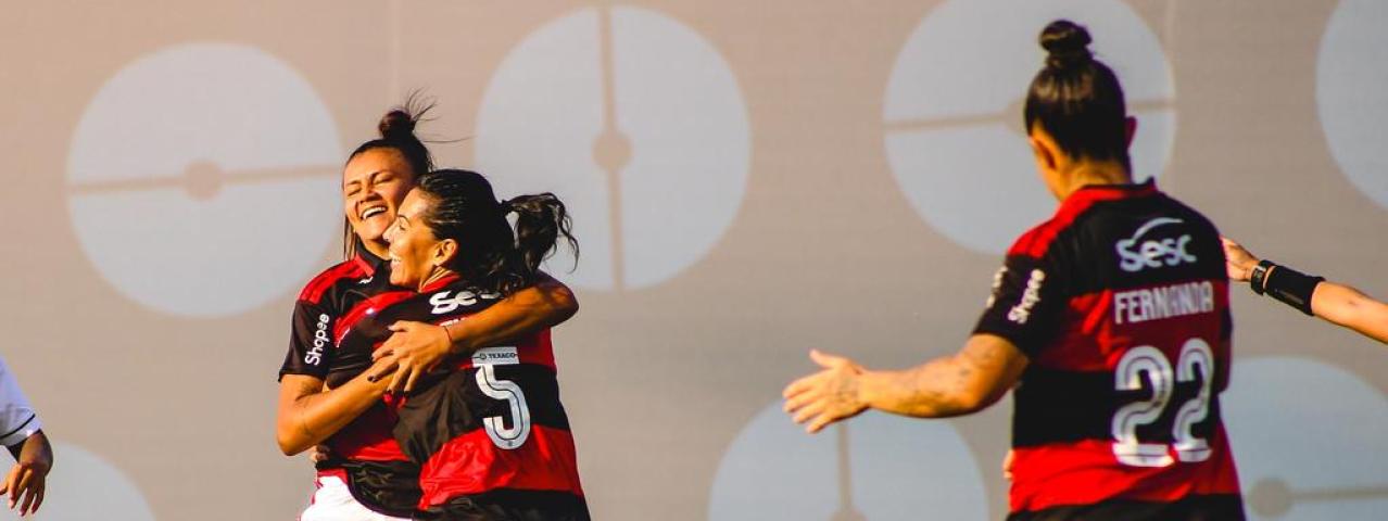 Flamengo vence o Vitória por 3 a 1 pelo Brasileirão Feminino
