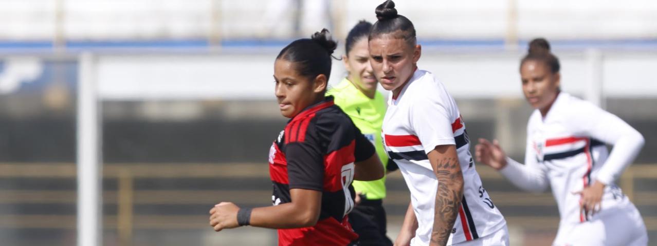 Meninas da Gávea vencem o São Paulo fora de casa e largam na frente na final do Brasileiro Sub-20