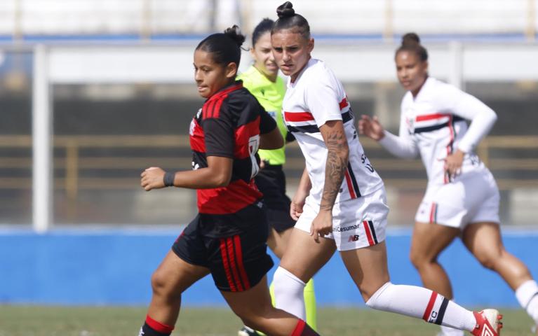 Meninas da Gávea vencem o São Paulo fora de casa e largam na frente na final do Brasileiro Sub-20