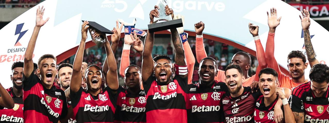 É CAMPEÃO! Flamengo vence o Benfica e conquista o Troféu do Algarve em Portugal