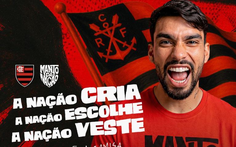 Flamengo lança o Manto da Nação para torcida criar, escolher e vestir a próxima camisa