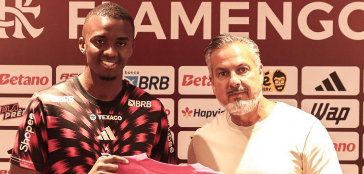 Andrew é apresentado no Fla