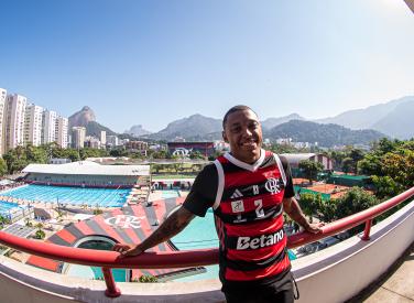 Yago, chega à Gávea_22-06-2026_Foto: Paula Reis / Flamengo